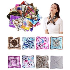 Small Square Neckerchief / Bag / Hair / Face Scarf